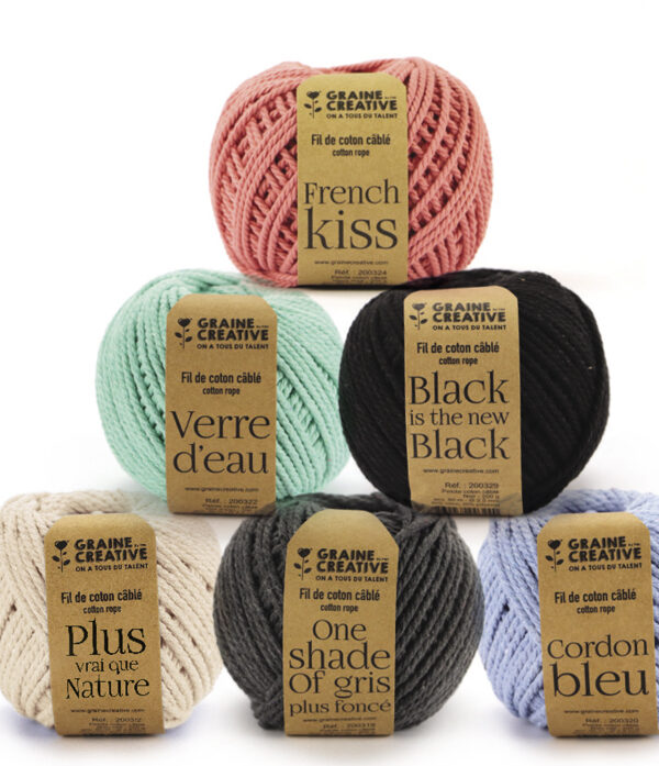 Cotton thread 200g Ø2.5mm x 80m (6 pcs)
