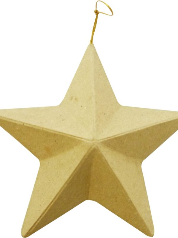 Cardboard hanging 145 mm x 155 mm x 55 mm – Star