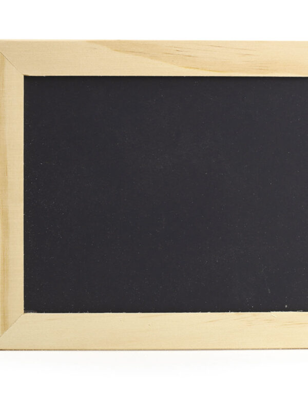 Wooden chalkboard 215 mm x 170 mm x 9 mm