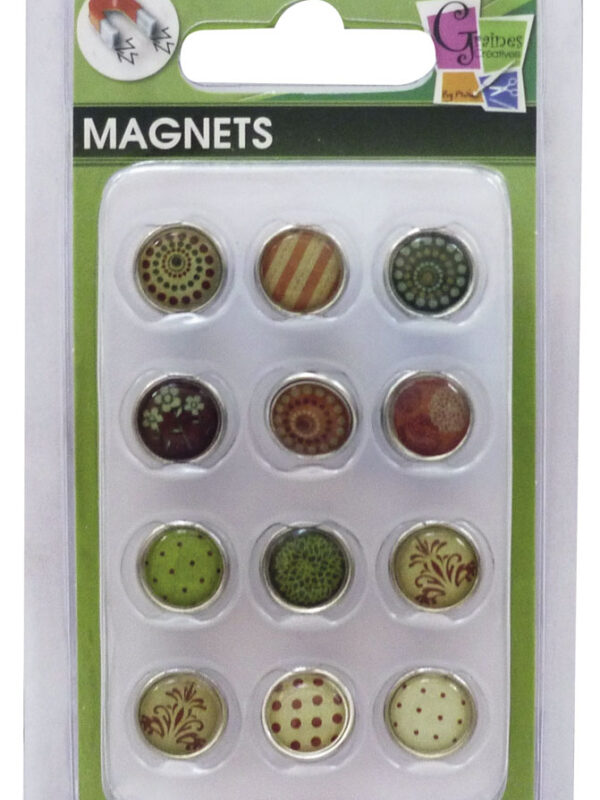 Set 12 epoxy magnets autumn