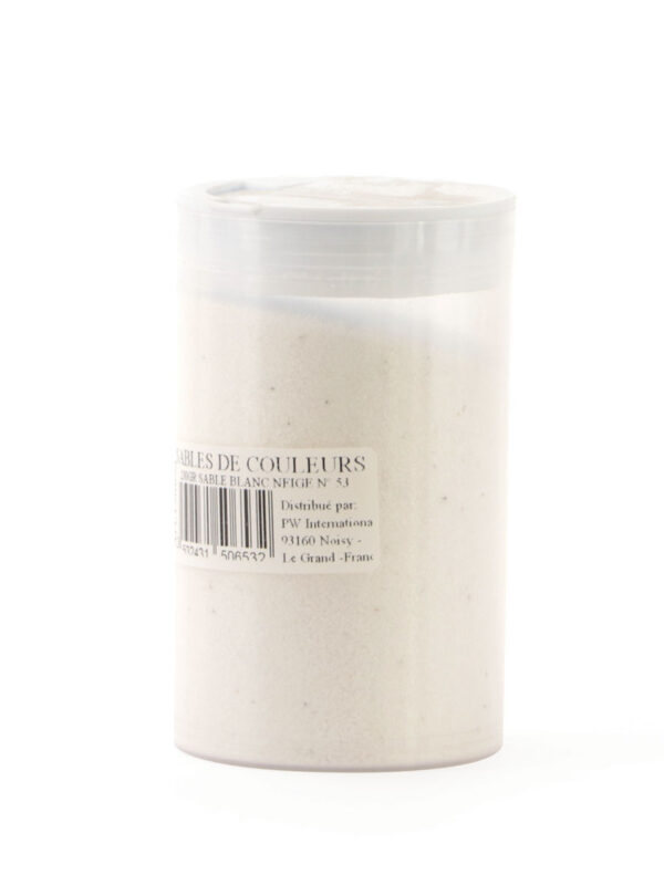 Jar 230 g sand snow white no. 53