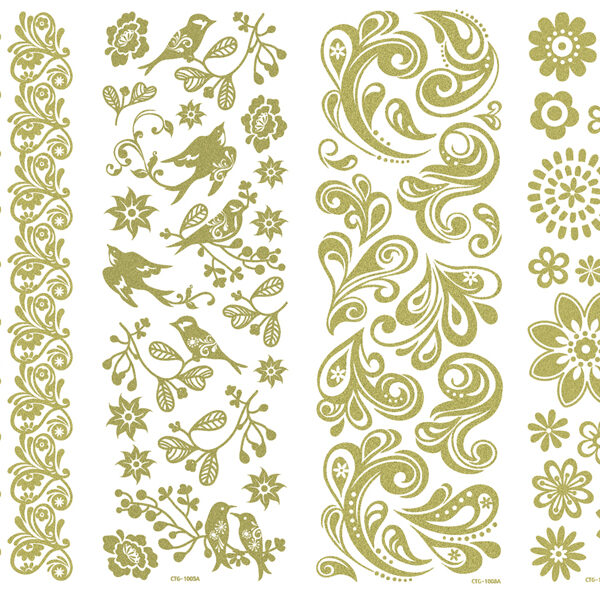 Candle transfers – Gold (4 pcs)