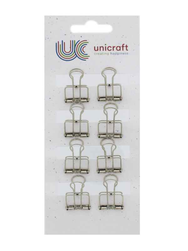 Decorative clip – Silver (8 pcs)