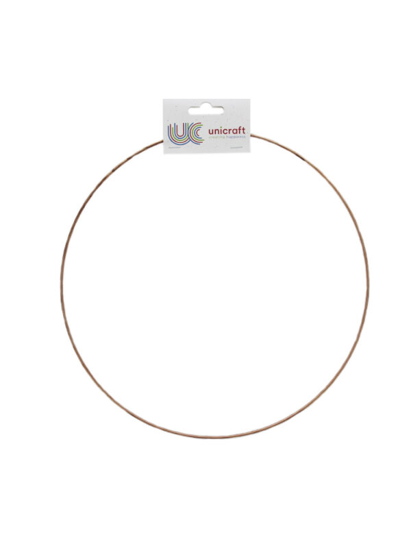 Metal ring copper Ø 30 cm