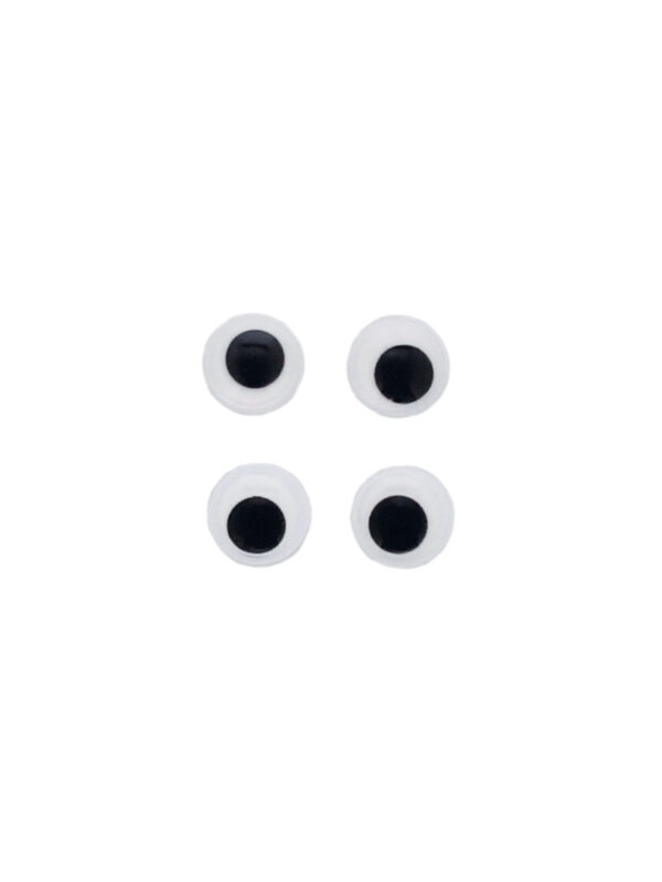 Glue-on moving eyes 12 mm P/10