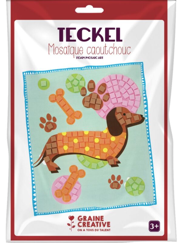 Rubber mosaic kit – Dachshund