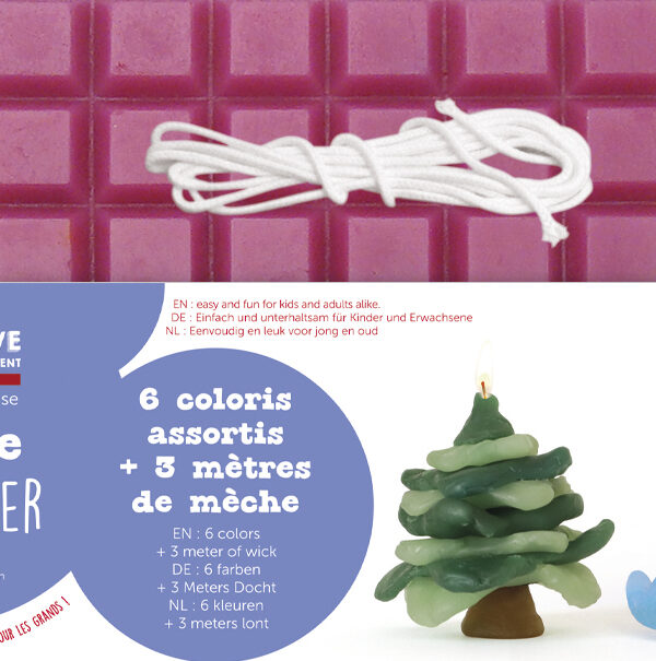 Modeling candle – 6 x 175 g – Vive no. 2