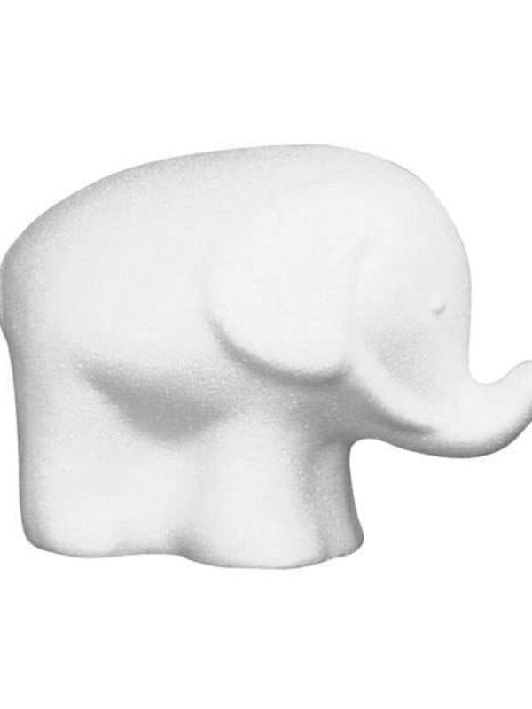 Styrofoam elephant