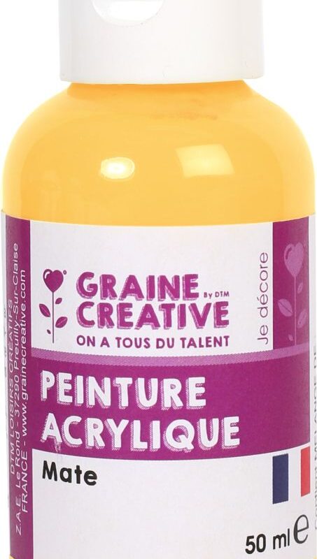 Acrylfarbe 50 ml, Mandarine