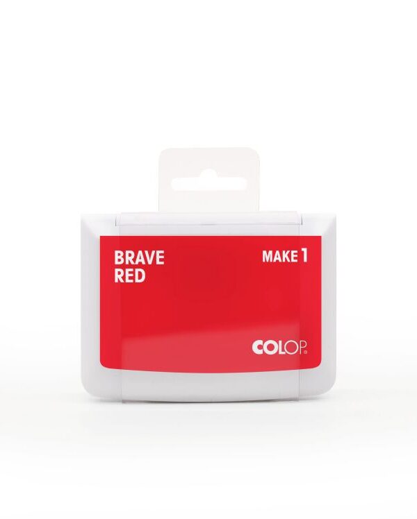 Ink pad MAKE 1 sleeve 50mm x 90mm - Brave red