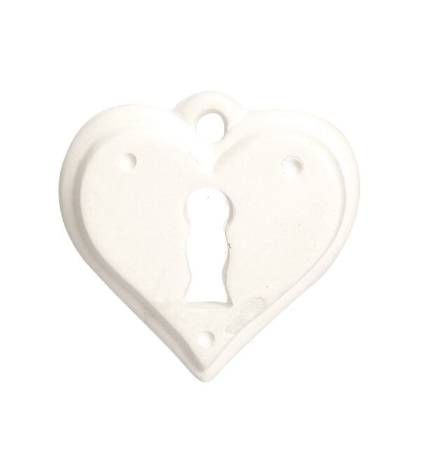 Plaster lock heart