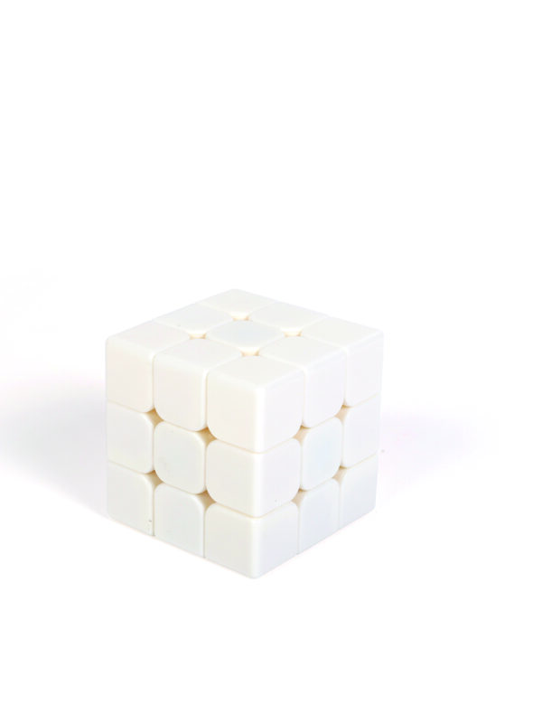 Puzzelkubus om te versieren – Wit