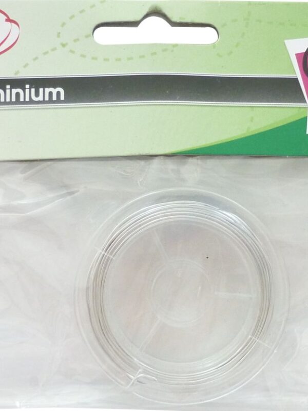 10 m aluminium wire silver 0.6