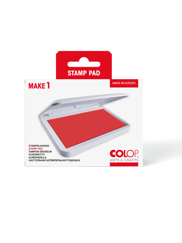 Stempelkissen MAKE 1 Karton 50 mm x 90 mm – Brave Red