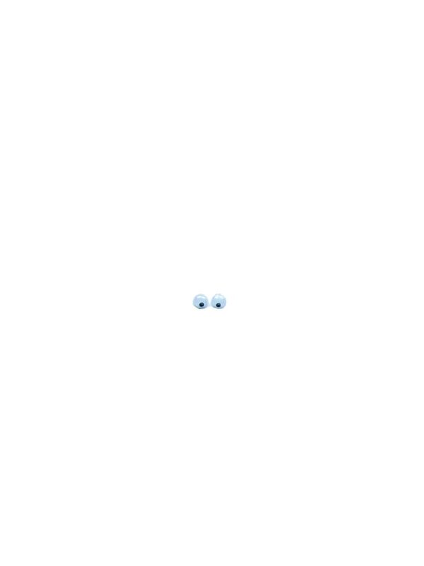 Wiggle eyes 6 mm, 100pcs