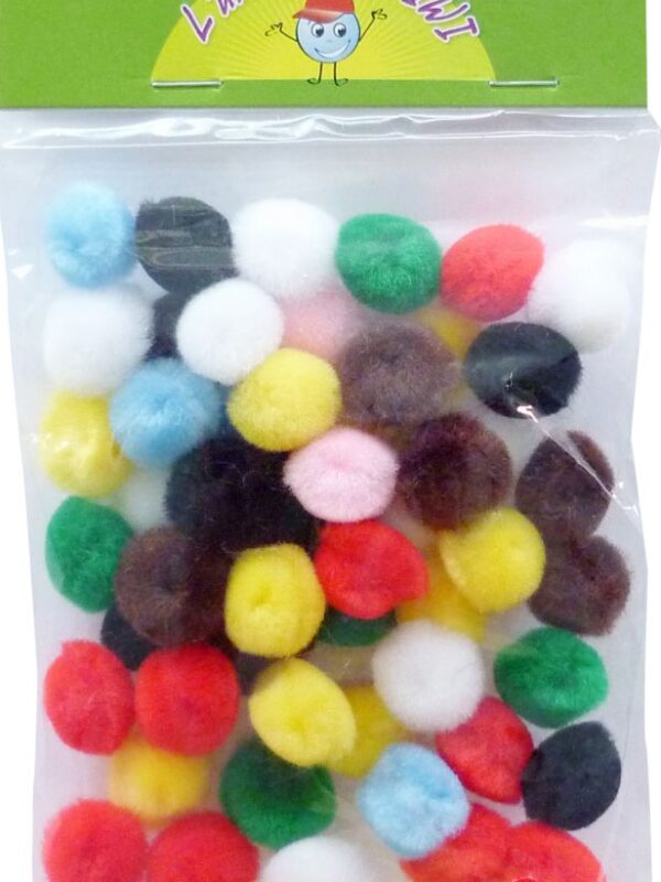 Pompons 15 mm P/50 colour mix
