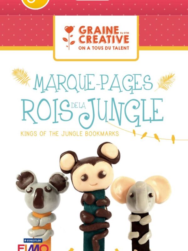 Fimo jungle kings bookmark kit