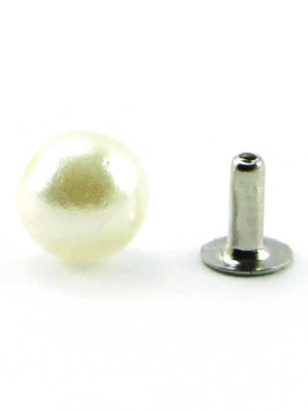 Rivet 6mm – Pearl (30 pcs)