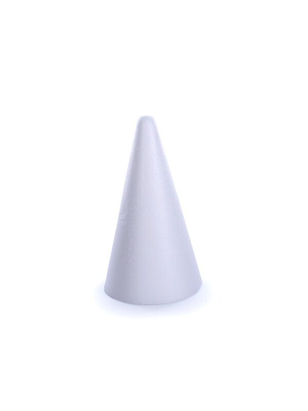Cone polystyrène h.12,5cm sachet 11pc