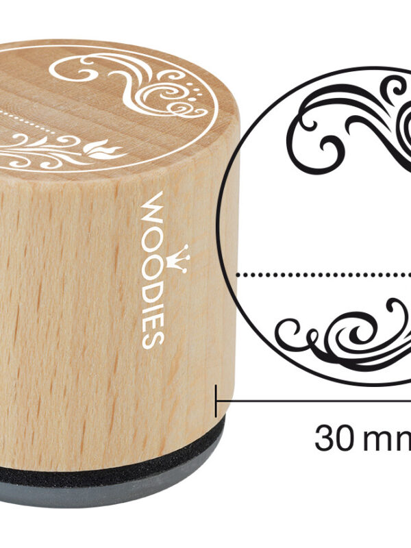 Houten stempel Woodies 30mm - Ornament 2