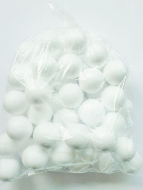 Polystyreen bal Ø 80 mm (50 stuks)
