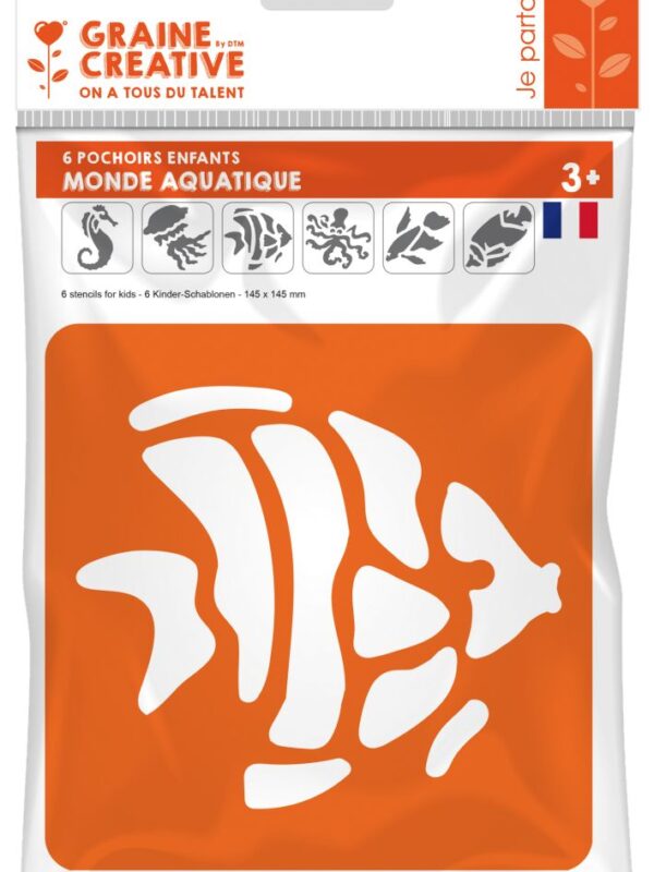 Stencil set P/6 water world