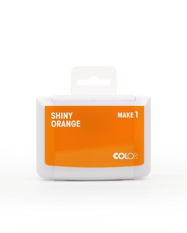 Ink pad MAKE 1 sleeve 50mm x 90mm - Shiny orange
