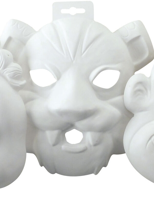 Kinderzirkusmaske (Sortiment mit 2 x 3 Modellen)