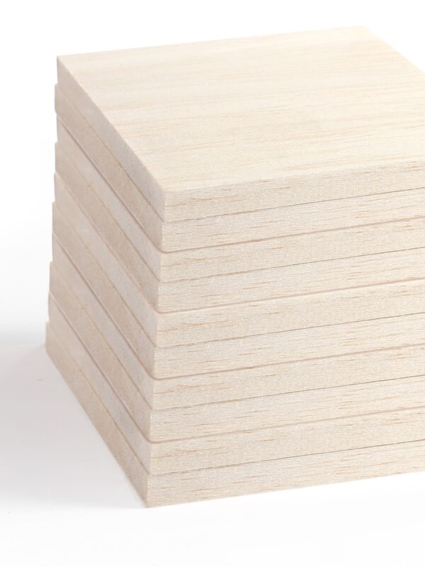 10 balsa boards and models for string art 100 x 100 x 10 mm