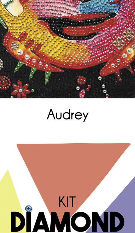 Diamond painting kit 30 cm x 40 cm – Audrey