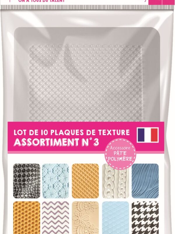 Pakket van 10 textuurvellen nr. 3