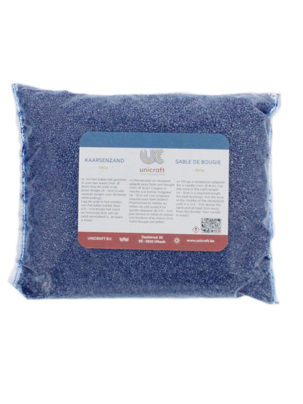 Candle sand 340 g blue