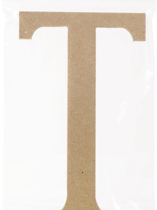 Lettre MDF 220 mm x 12 mm - T