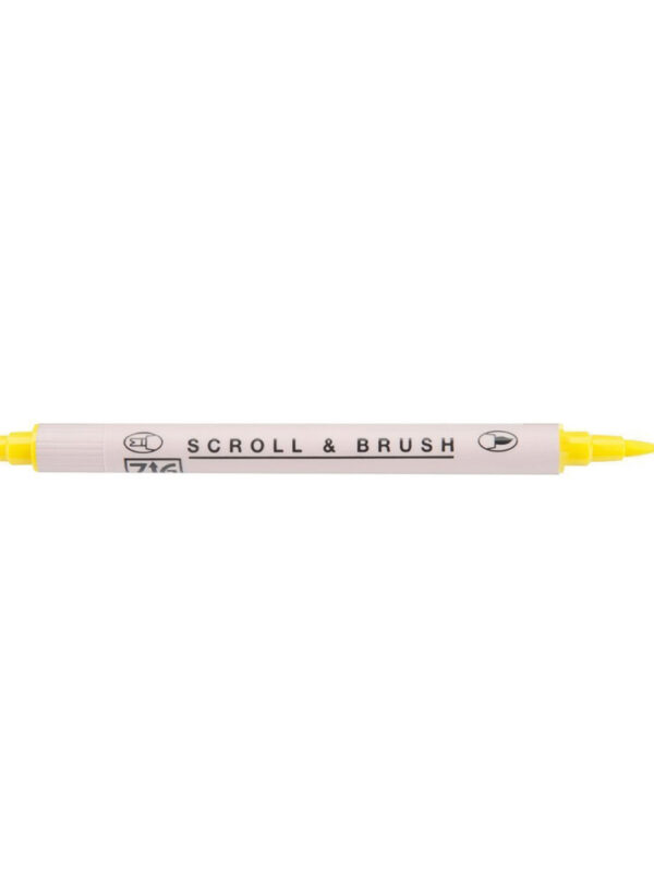 ZIG Scroll & Brush – reines Gelb