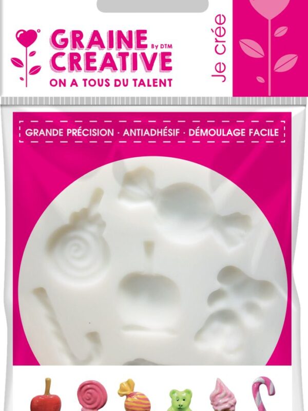 Mini silicone mould Ø70mm – Candies