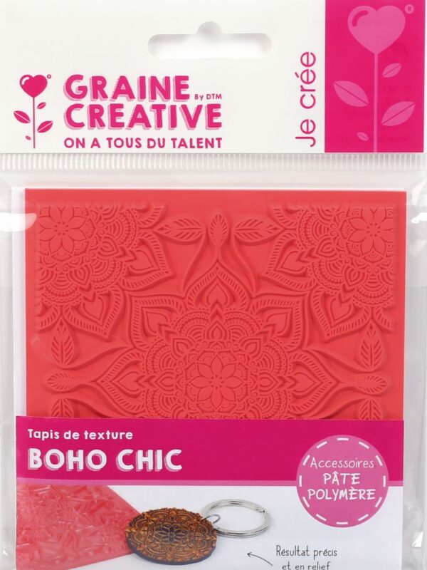 Texture mat 9x9cm – Boho chic