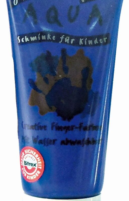 Aqua-gezichtsverf – Blauwe tube 30 ml