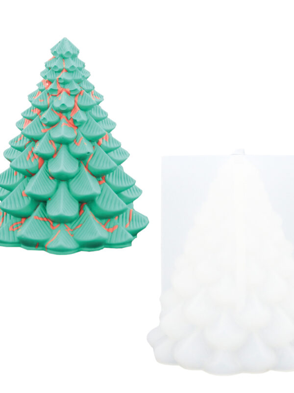 Silicone mould wide Christmas tree