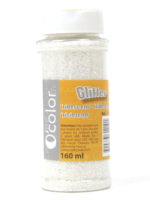 Pailletten im Glas 160 ml schillernd