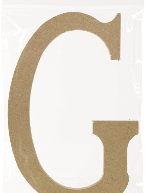 MDF letter 220 mm x 12 mm - G