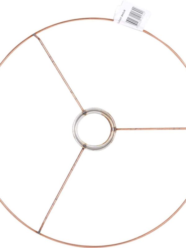 Lampshade circle with ring Ø25 in 16 copper