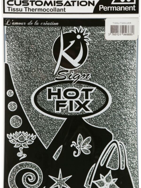 Heat-adhesive mirror fabric pink