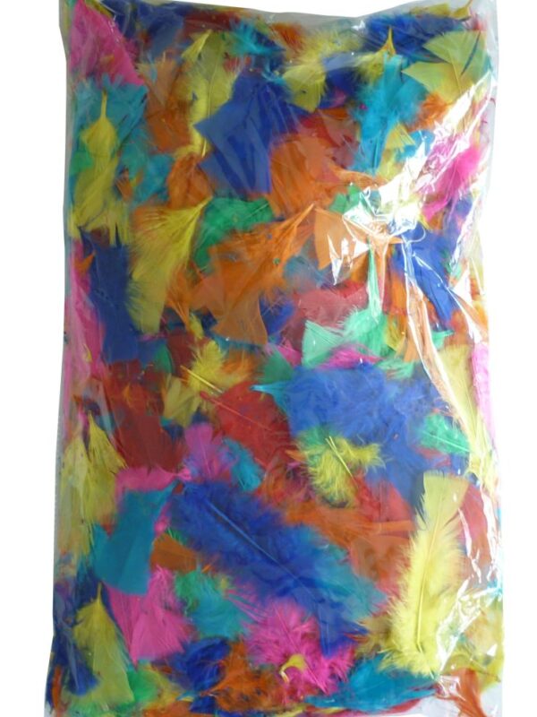 Feathers 250 g 180 mm colour mix