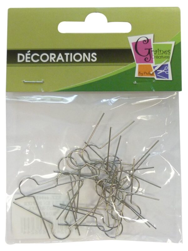 25 metal hooks for styrofoam