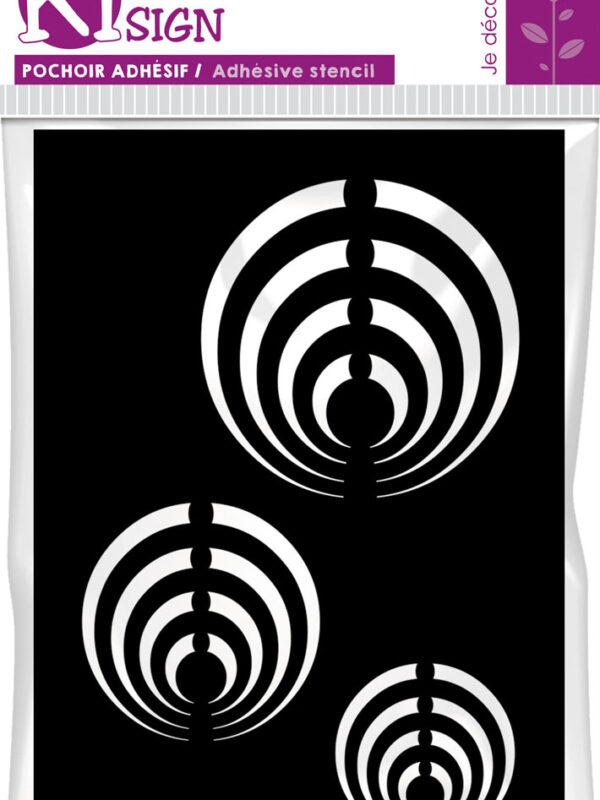 Selbstklebende Schablone – Psyche 4 7 x 10 cm