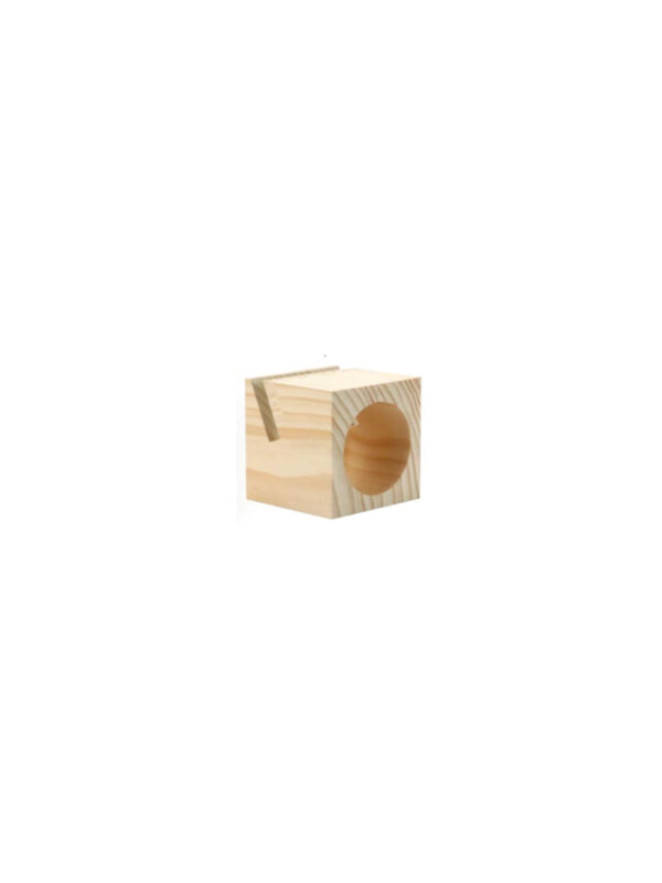 Holz-Schallverstärker für Mobiltelefone 95 mm x 95 mm x 95 mm