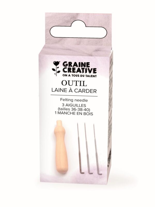 Needles for carded wool