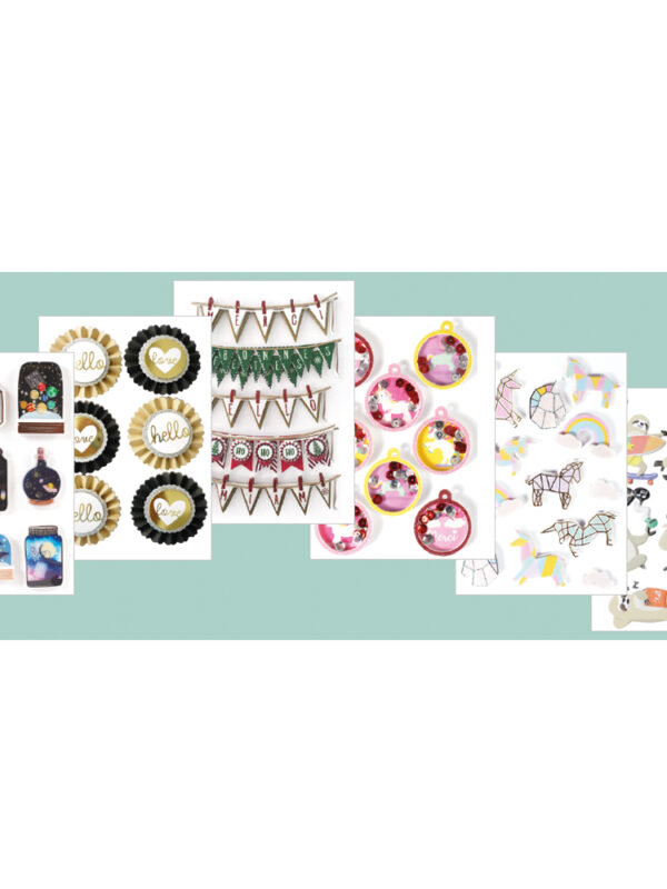 Set 3D stickers - Assorted (18 sheets)
