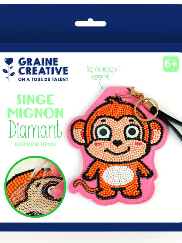 Diamond dots tag kit – Monkey