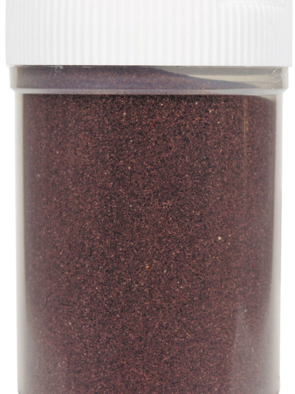 Jar colored sand 230 g – Dark brown no. 18